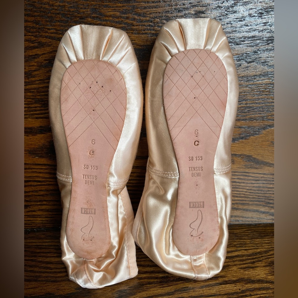 Bloch Tensus Demi Pointe Shoes Ballet Pink 6C - Picture 7 of 7